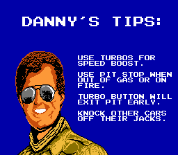 Danny Sullivan's Indy Heat screenshot 4 for NES
